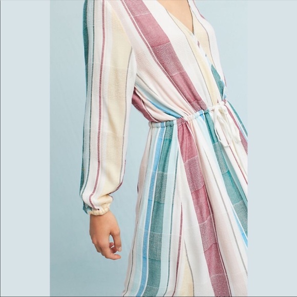 Rails Becca Cusco Stripe Dress Wrap Large - Picture 2 of 12